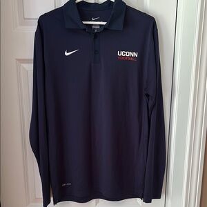 Nike Men's Navy Blue UConn Football Shirt